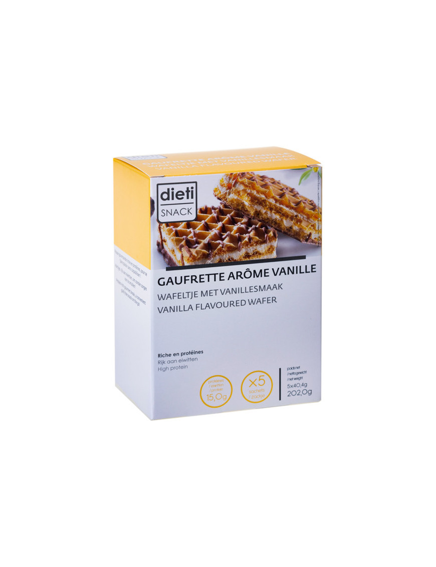 Dietisnack gaufrette arôme vanille