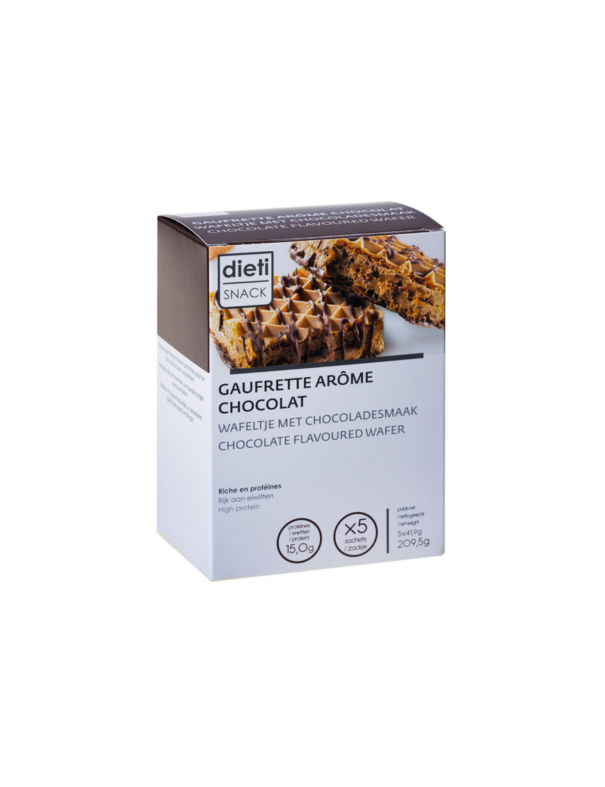 Dietisnack gaufrette arôme chocolat
