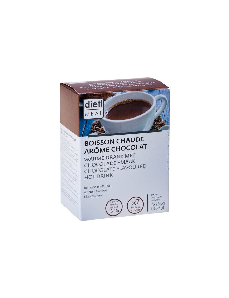 Boisson hyperprotéinée chocolat chaud