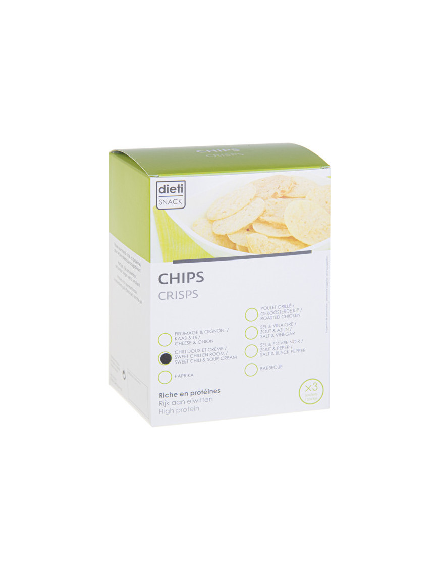 Chips arôme chili doux et crème