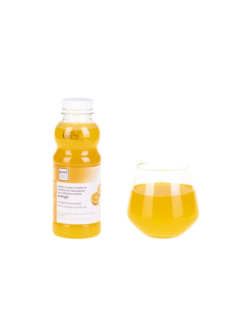 Proti express boisson orange riche en protéines